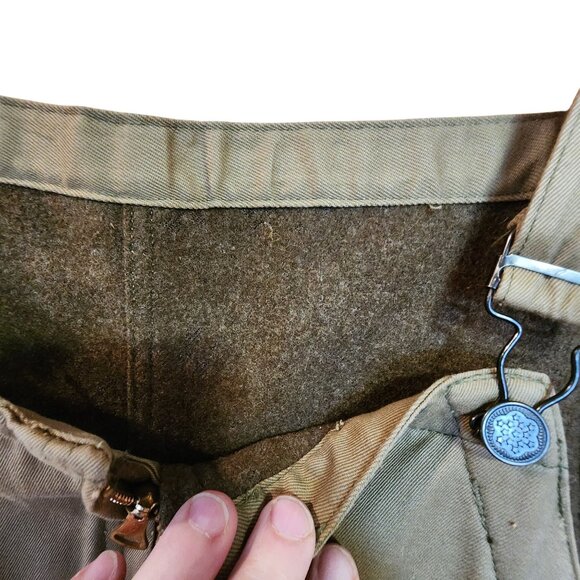 US WW2 1942 Winter Combat Tanker Trousers Mens Large - Picture 6 of 7